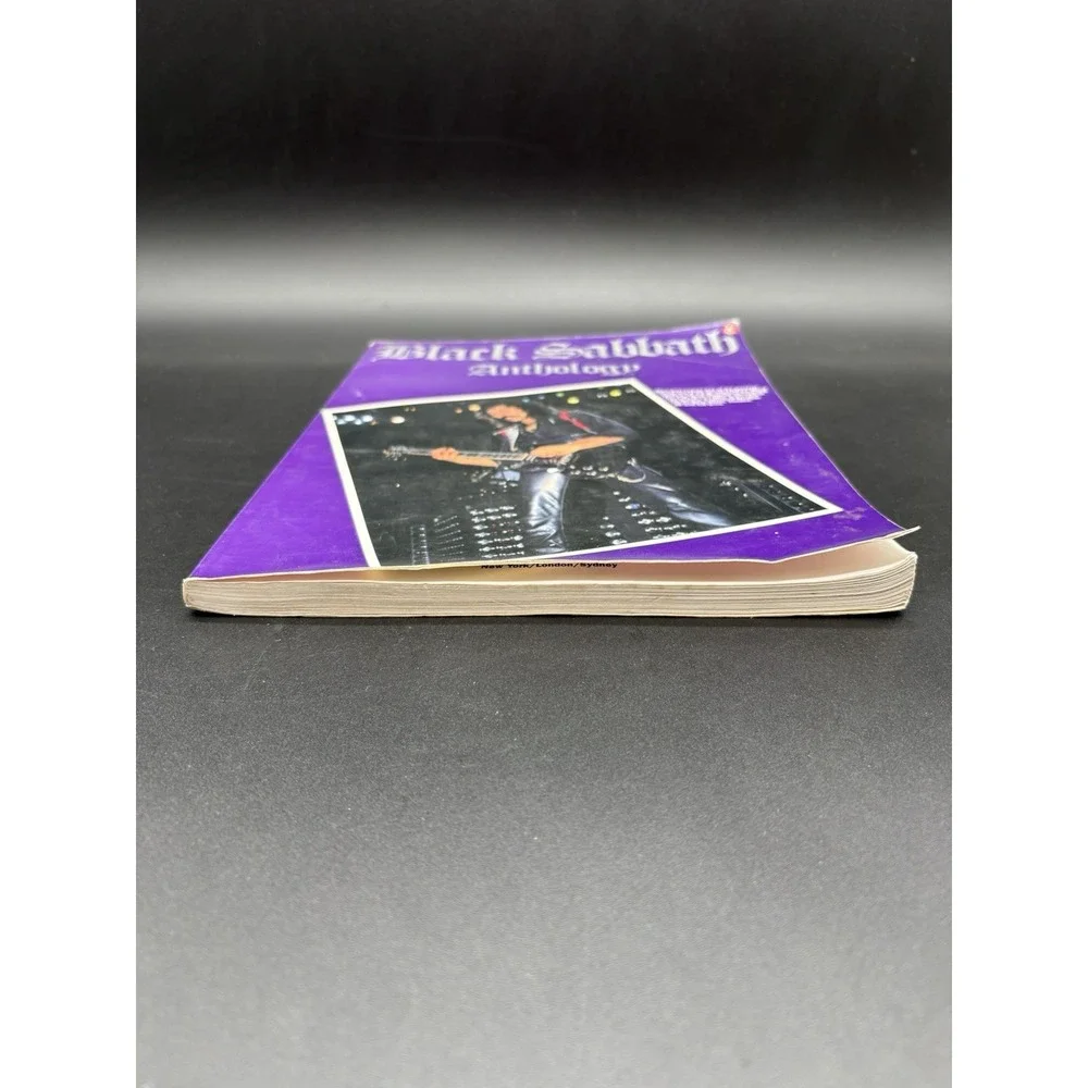Black Sabbath Anthology Guitar TAB Songbook Amsco Ozzy Iommi Paranoid War Pigs